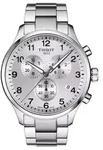 Tissot Chrono XL Classic mit silbernem Zifferblatt, 45 mm, Edelstahl