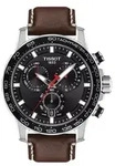 Tissot Supersport Chrono 45,5 mm Schweizer Quarz-Uhr mit schwarzem Zifferblatt