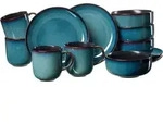 Ritzenhoff & Breker Bali, 4 Person(en), Steingut, Blau, Bali, 215 mm, 335 mm - Blau