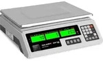 Kontrollwaage 339 x 233 mm, Netzteil + Batterie, 40 kg / 2 g - wei&szlig;