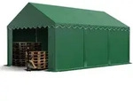 TOOLPORT Lagerzelt 4x6 m Zelthalle Unterstand Weidezelt PVC Plane 700 N...