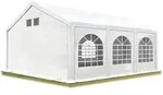 TOOLPORT Partyzelt Festzelt 4x6 m in wei&szlig; Professional PE Plane 550 N...