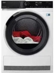 AEG TR9T75680, Freistehend, Frontlader, W&auml;rmepumpe, Wei&szlig;, Drehregler, Rechts -