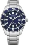 Citizen Taucheruhr f&uuml;r Herren Automatik Titan/Blau NB6021-68L - Blau
