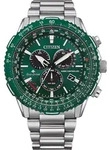 Citizen Herren Armbanduhr Promaster Sky CB5004-59W Funk Eco Drive - Gr&uuml;n