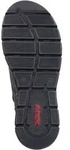 Rieker Damen Stiefelette warm gef&uuml;ttert Ziern&auml;hte Webstoff Plateau 55031,