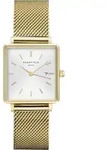ROSEFIELD Damenuhr Boxy Mesh Gold eckig QWSG-Q03 - Gold