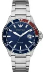 Emporio Armani AR11339 Diver mit blauem Zifferblatt, 42 mm - bordeaux