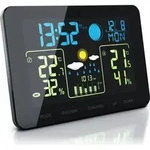 BEARWARE Funkwetterstation mit Farbdisplay & Au&szlig;ensensor Barometer,...