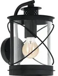 EGLO Au&szlig;en-Wandlampe Hilburn, 1 flammige Au&szlig;enleuchte, Wandleuchte aus verzinktem