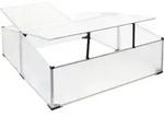 Wiltec Doppel Fr&uuml;hbeet Gew&auml;chshaus aus Aluminium, 100 x 120 x 40 cm,...