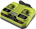 RYOBI 18 V ONE+ Duo-Akku-Ladeger&auml;t RC18240 f&uuml;r effizientes Laden