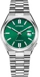 Citizen Uhr NJ0150-81X Edelstahl Automatik Gr&uuml;n - Silber