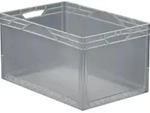 Surplus Systems Eurobox Door 60 x 40 x 32 cm, 62 L, transparent - Transparent