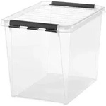 SmartStore Aufbewahrungsbox CLASSIC 16 25 Liter transparent / schwarz - Transparent
