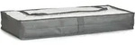 Zeller Unterbett-Aufbewahrungs-Tasche, grau, 103 x 45 x 15 cm, 14609 - Grau