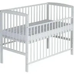 Schardt Micky Plus, Beistellbett 60x120cm f&uuml;r Boxspring-Bett, wei&szlig; - Wei&szlig;