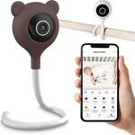 LIONELO Babyphone Babyline Smart Camera Wi-Fi Monitor, Mobile App, Bewegungs