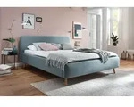Doppelbett C&eacute;zanne 180x200cm mit Stauraum - eisblau - Blau