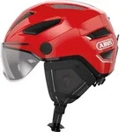 ABUS Stadthelm Pedelec 2.0 ACE - Fahrradhelm mit R&uuml;cklicht, Visier, Regenhaube,