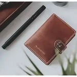 Lite Wallet Classic Chestnut - Edler Kartenhalter aus hochwertigem, braunen Leder -