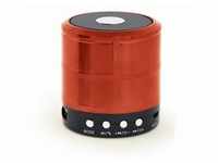 GEMBIRD Tragbare Bluetooth-Lautsprecher red