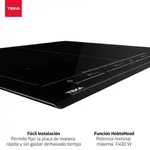 Teka IZF 68780 MST, Schwarz, Integriert, 60 cm, Zonen-Induktionskochfeld, Glas, 4