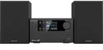 Kenwood Electronics M-725DAB-B, Heim-Audio-Mikrosystem, Schwarz, 50 W, 2-Wege, 75 dB,