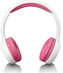 Lenco HP-010BU Kopfh&ouml;rer f&uuml;r Kinder, Pink - Rosa/Wei&szlig;