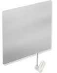 HEWI Kippspiegel, Serie 801, 600&times;540&times;6mm, mit Splitterschutz, reinwei&szlig;, 1 Stk. -