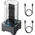 GRAUGEAR Docking Station f&uuml;r M.2NVMe/ NGFF SSD - Schwarz