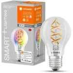 LEDVANCE SMART+ WiFi Filament Classic RGBW, Intelligentes Leuchtmittel, WLAN,