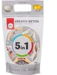 Rayher Kreativ-Beton 5in1, steingrau 1 kg Beutel - Grau