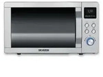 SEVERIN Mikrowelle mit Grill- und Hei&szlig;luftfunktion 3-in-1 MW 7774 - Silber