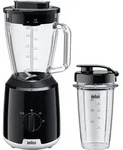 Braun JB1051, Tischplatten-Mixer, 1,25 l, Pulsfunktion, Eis-Crusher, 0,9 m, 600 W -