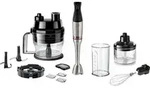 Bosch MSM6M8X1, P&uuml;rierstab, 1,25 l, 1,4 m, 1200 W, Edelstahl - Silber