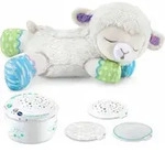 3-in-1 Sternenlicht-Sch&auml;fchen, Kuscheltier - Wei&szlig;