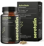 Serotalin Active Brain Performance Kapseln f&uuml;r Energie und Nervensystem, 60 St.