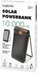 LogiLink PA0273, 10000 mAh, Quick Charge 3.0, Power Delivery 2.0, 18 W, Schwarz -