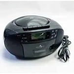 Schwaiger Tragbarer CD-Player Kassette Radio MP3 USB schwarz - Schwarz