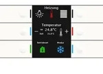 MDT BE-TAS86T.02 Taster Smart 86 m.Farbdisplay+Temperatursensor Reinwei&szlig;