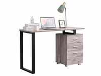 CLP Schreibtisch Stockton, Farbe:grau