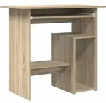 vidaXL Schreibtisch Sonoma-Eiche 80x45x74 cm Holzwerkstoff - Braun
