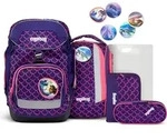 ergobag pack 6-tlg. Schulrucksack-Set LUMI Edition PerlentauchB&auml;r - Lila