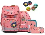 Ergobag Cubo ZitronenfaltB&auml;r Schulranzen Set 5tlg. - Rosa