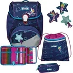 Scout ALPHA Blue Star Schulranzen-Set 5-tlg., 20 l, ergonomisch - Blau