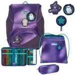Scout Alpha Schulranzen-Set 4-tlg. Exklusiv Superflash Purple Magic - Lila