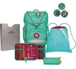 DerDieDas ErgoFlex Schulranzenset 5-teilig Peppermint Pony t&uuml;rkis - T&uuml;rkis