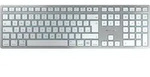 CHERRY KW 9100 SLIM FOR MAC, USB + Bluetooth, QWERTZ, Silber