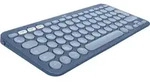 Logitech K380 for mac, Mini, Kabellos, Bluetooth, QWERTY, Blau, Heidelbeere - Blau